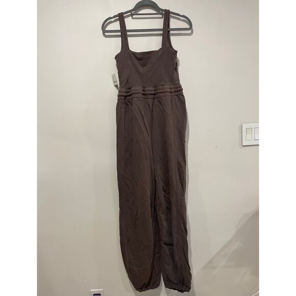 NWT FP Movement Inbound Sleeveless Square Neck Onesie Fossil Women's Size Small - Picture 7 of 10